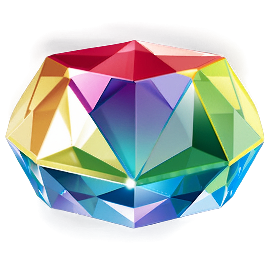 Rainbow Prism Facet Png Fti61 PNG image