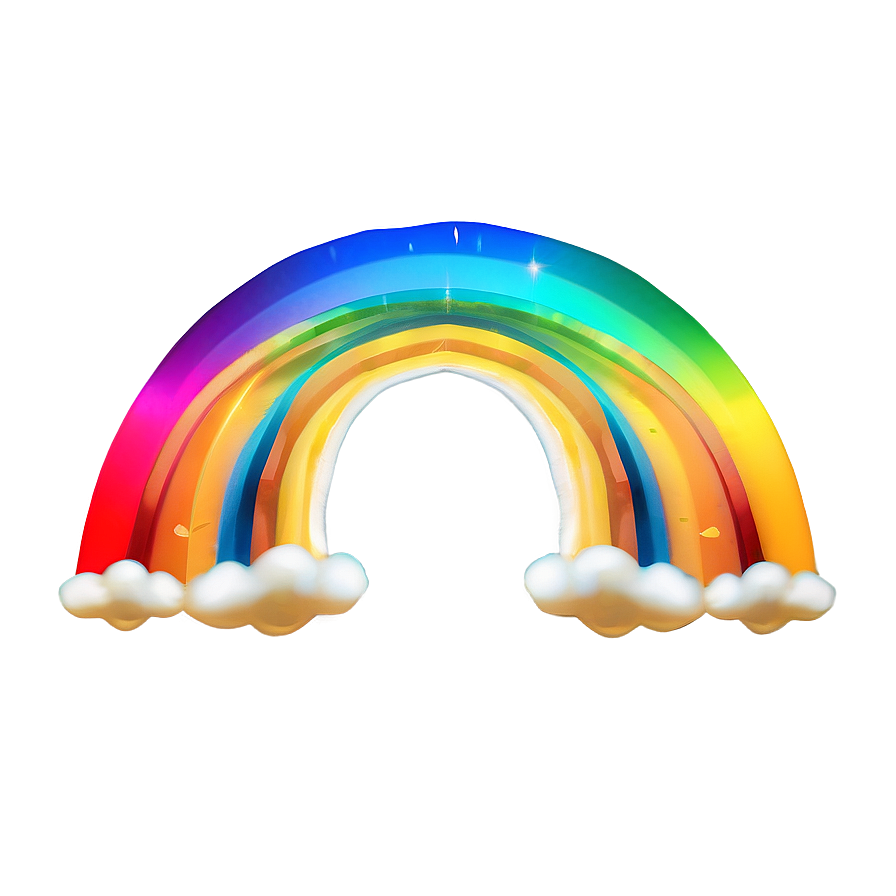 Rainbow Radiance Emoji Png Ucs PNG image