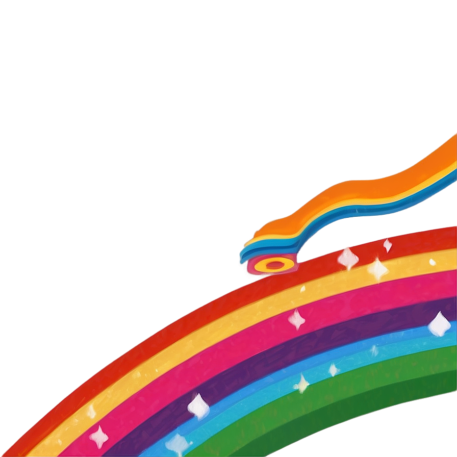 Rainbow Radiance Emoji Png Wpt PNG image