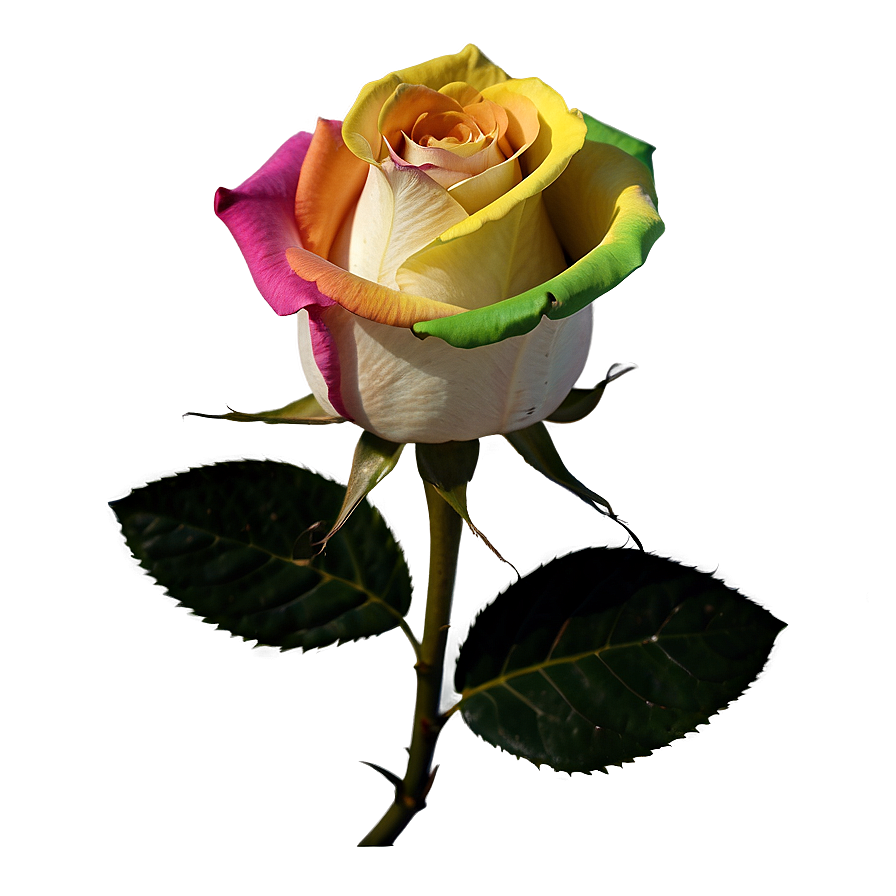 Rainbow Rose Png Nsi67 PNG image