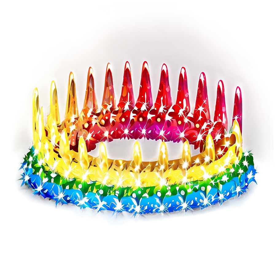 Rainbow Sparkle Effect Png Qhx96 PNG image