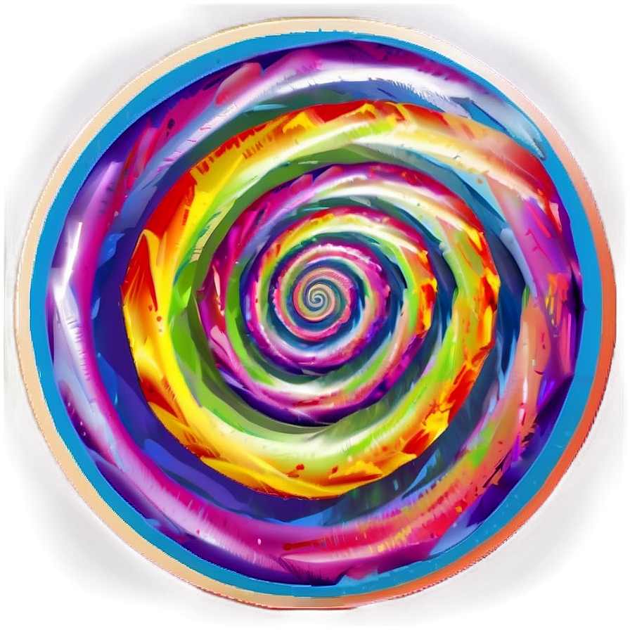 Rainbow Spiral Hypnosis Png 77 PNG image