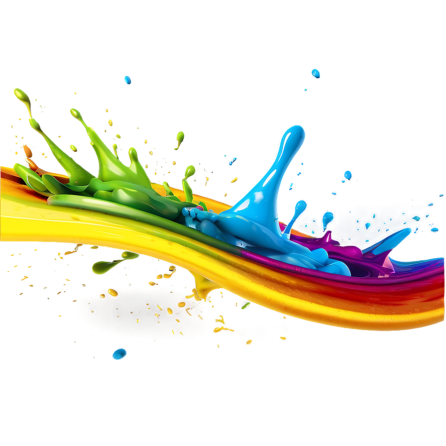 Rainbow Splash Png 05042024 PNG image