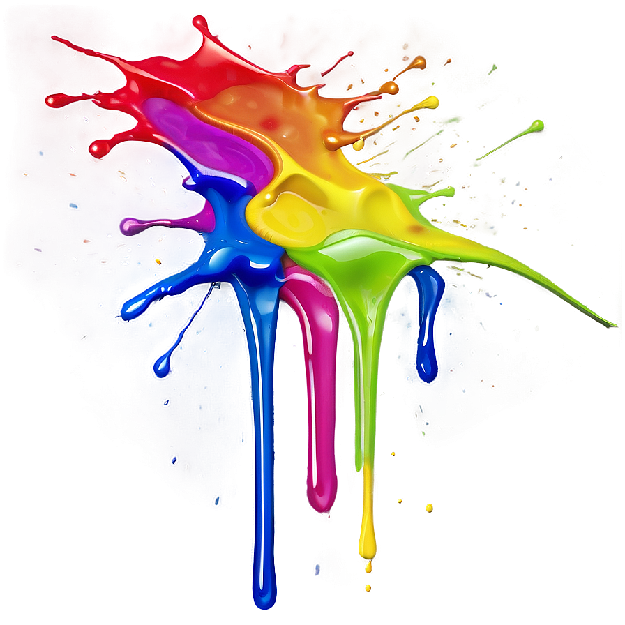 Rainbow Spray Paint Drip Png Ugw26 PNG image