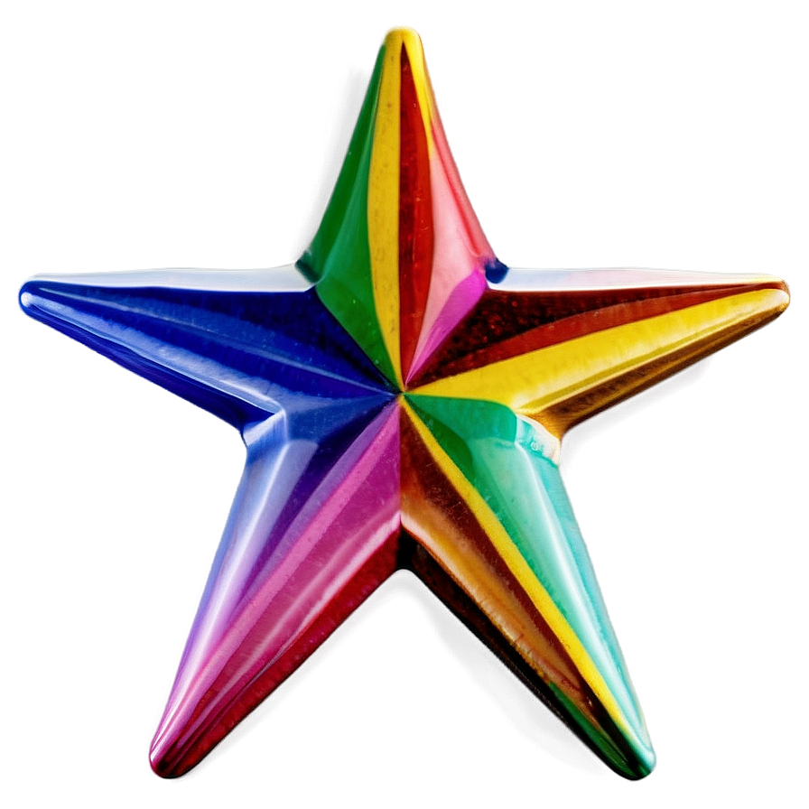 Rainbow Star Pattern Png 55 PNG image