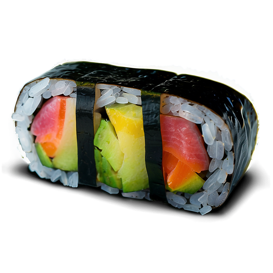 Rainbow Sushi Roll Png Fil PNG image