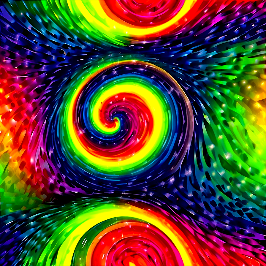 Rainbow Swirl Effect Png 04292024 PNG image