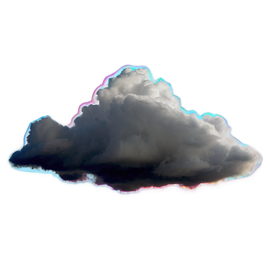 Rainbow Through Cloud Png 45 PNG image