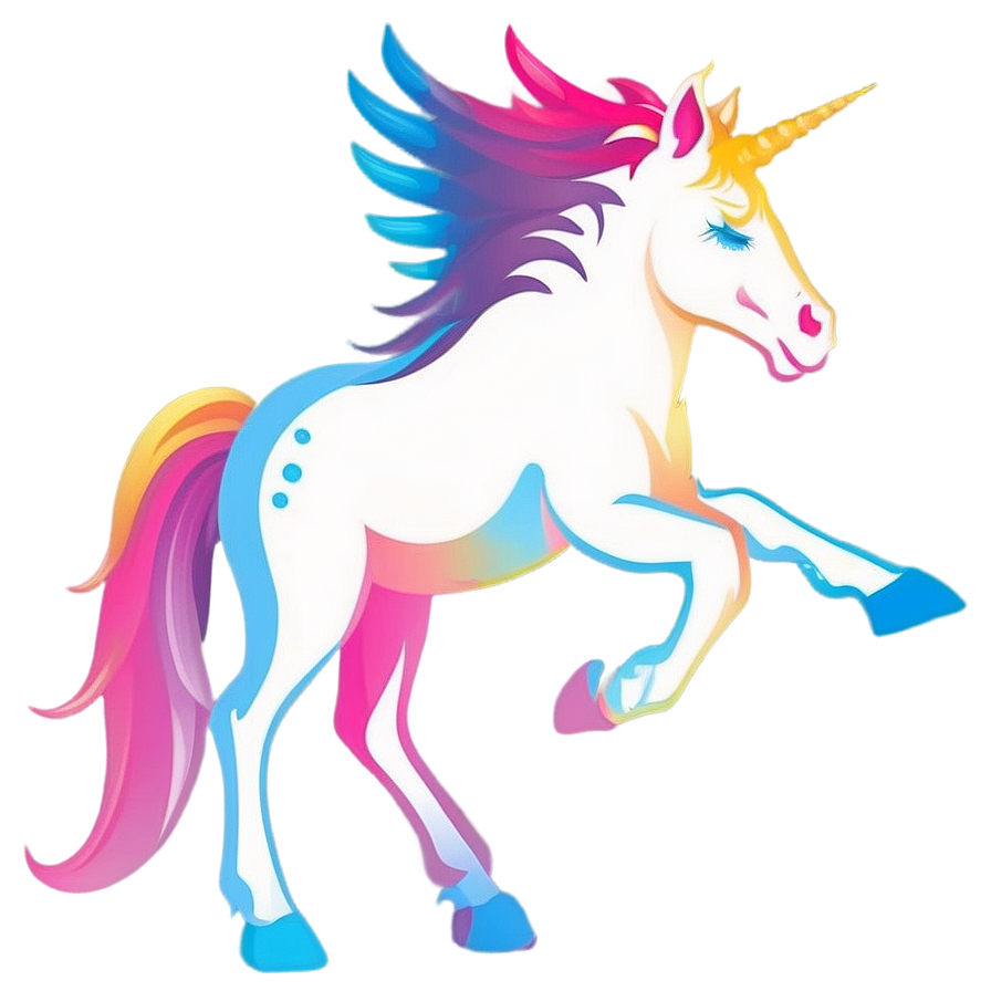 Rainbow Unicorn Silhouette Png Mwe1 PNG image