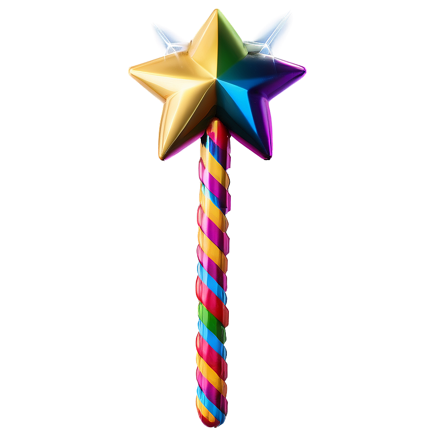 Rainbow Wand Png Egf PNG image