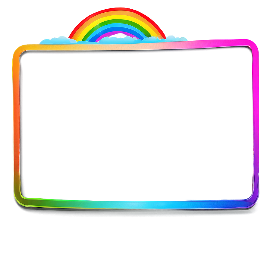 Rainbow Webcam Overlay Png Lhw12 PNG image