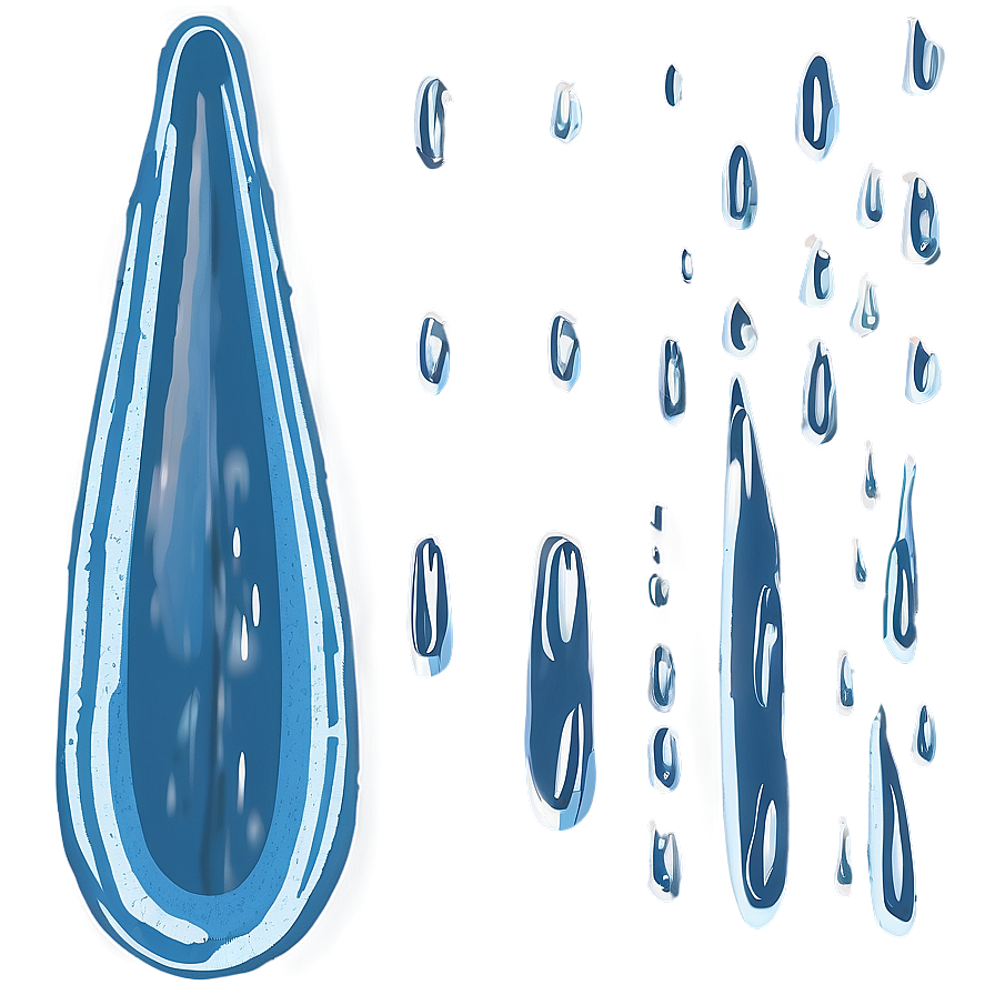 Raindrop Illustration Png 06202024 PNG image