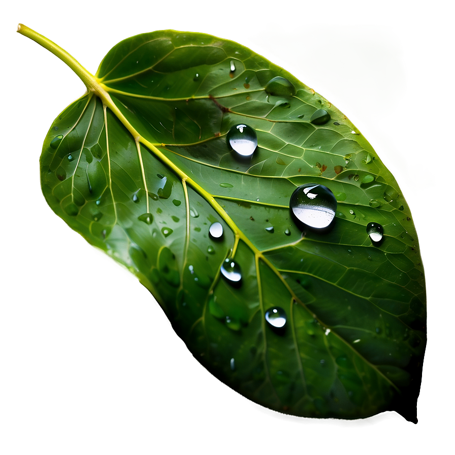 Raindrop On Leaf Png 06202024 PNG image