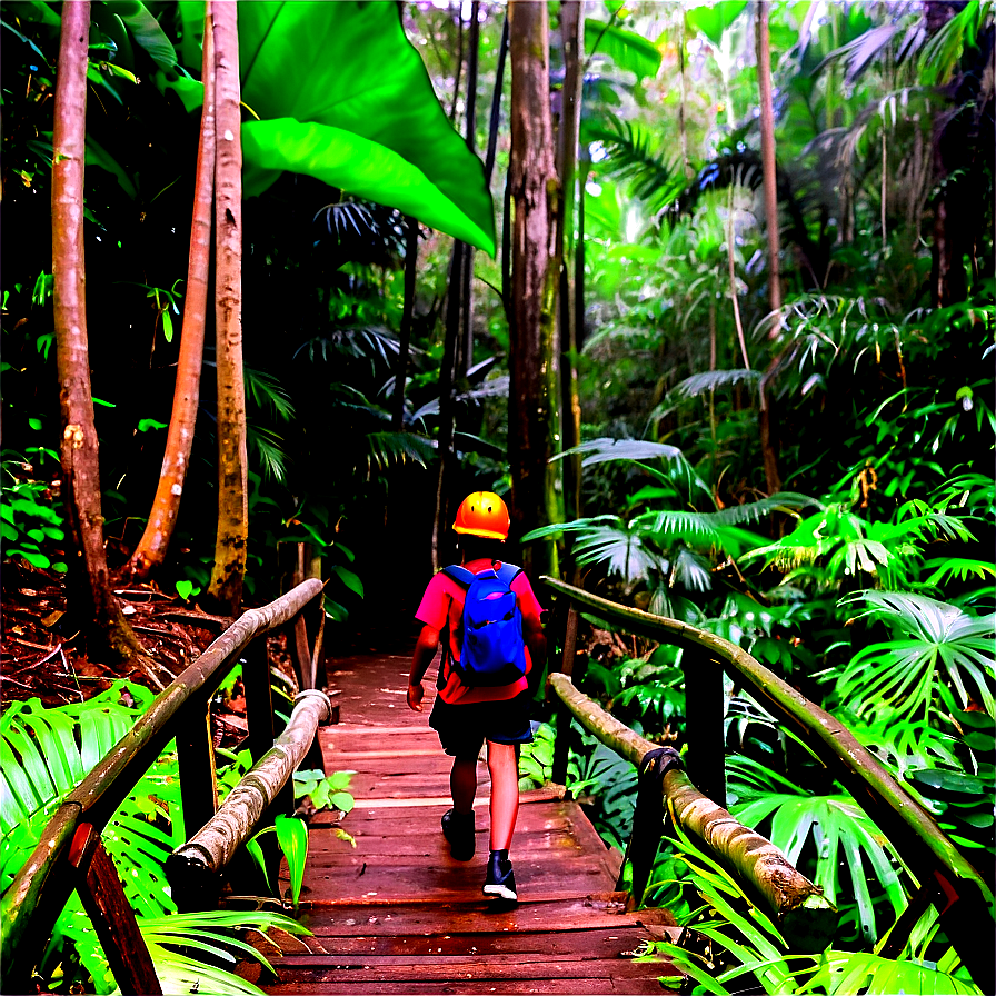 Rainforest Exploration Trail Png Kbo78 PNG image