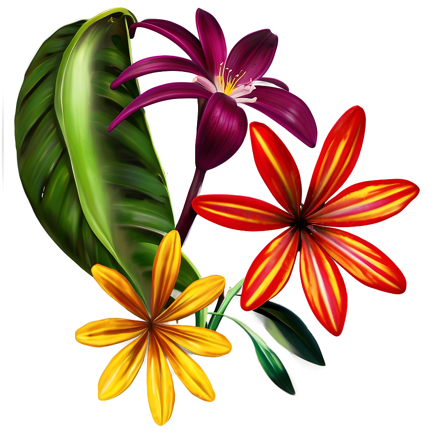 Rainforest Flowers Png Sda PNG image