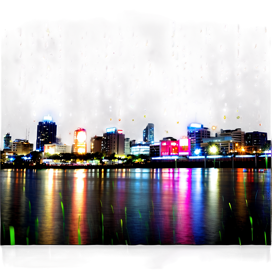 Rainy City Night Png Vbx PNG image