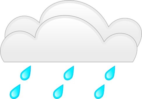 Rainy Cloud Clipart PNG image