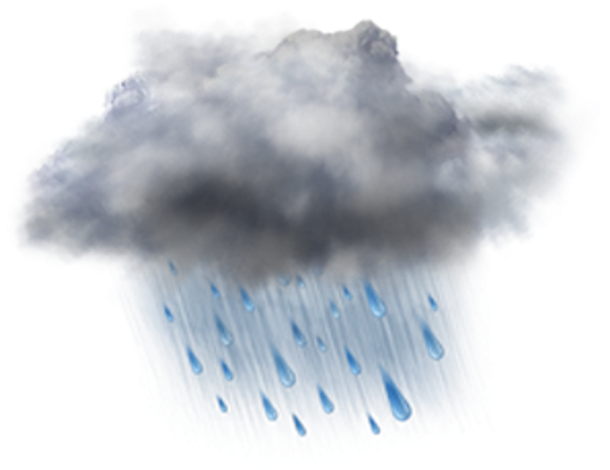 Rainy Cloud Illustration PNG image