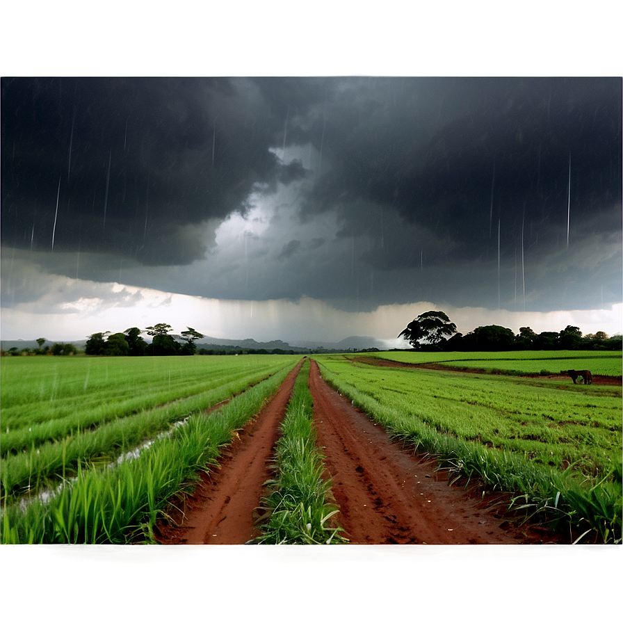 Rainy Countryside Png Dty PNG image