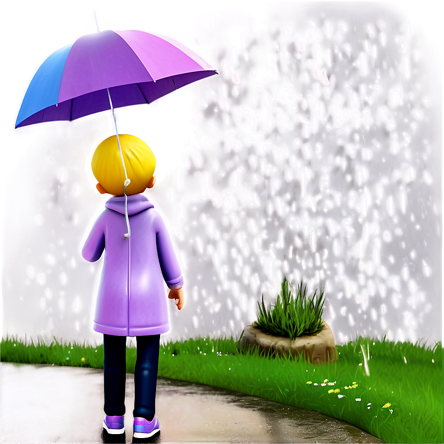 Rainy Day Walk Png Gof PNG image