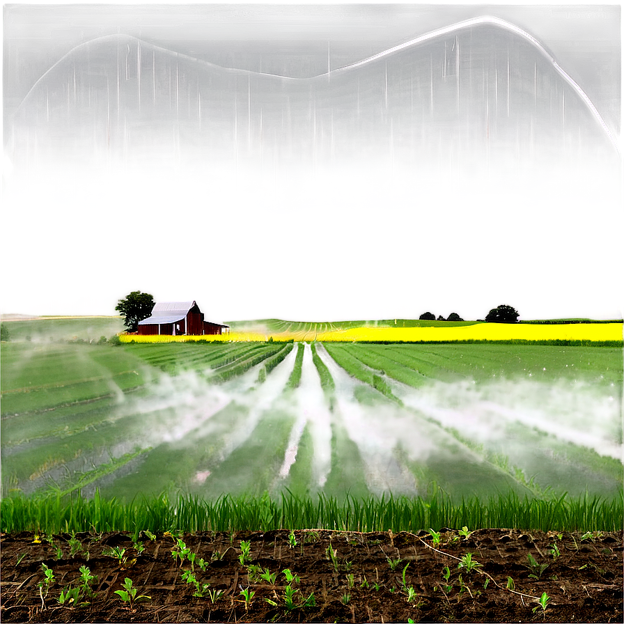 Rainy Farm Field Png 52 PNG image
