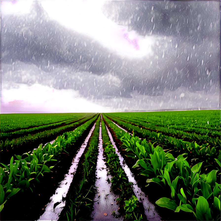 Rainy Farm Field Png Rrd4 PNG image