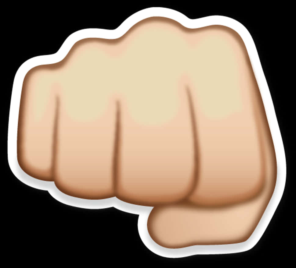 Raised Fist Emoji PNG image