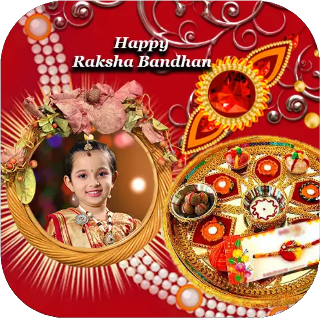 Raksha Bandhan Celebration Greeting PNG image