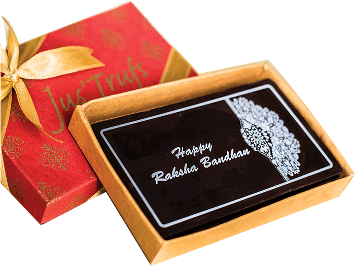 Raksha Bandhan Chocolate Gift Box PNG image