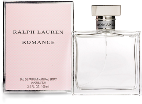 Ralph Lauren Romance Perfume Bottle PNG image
