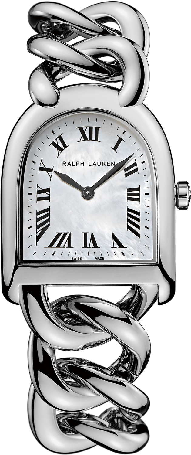 Ralph Lauren Silver Watch PNG image