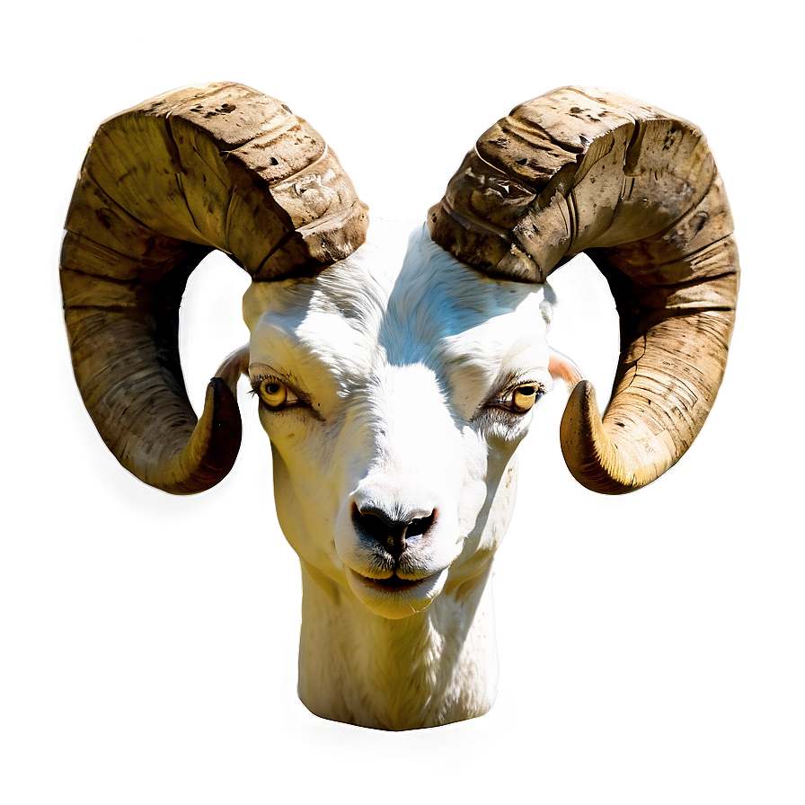 Ram Head C PNG image