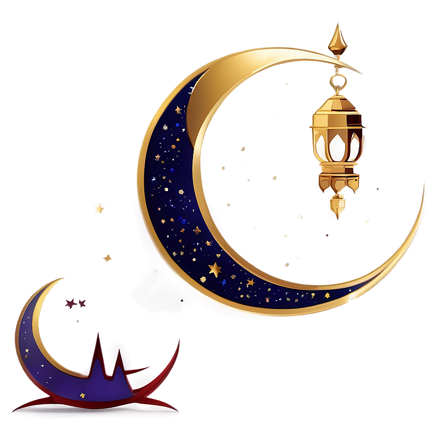 Ramadan Crescent Moon Png 06252024 PNG image