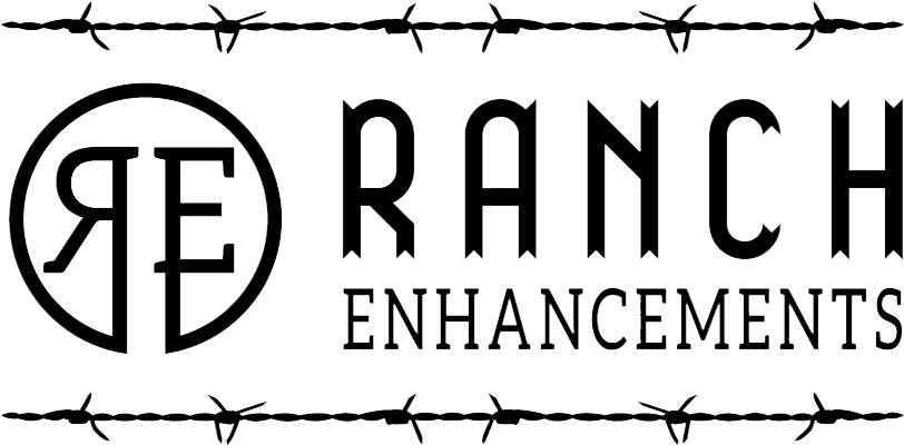 Ranch Enhancements Barbwire Logo PNG image