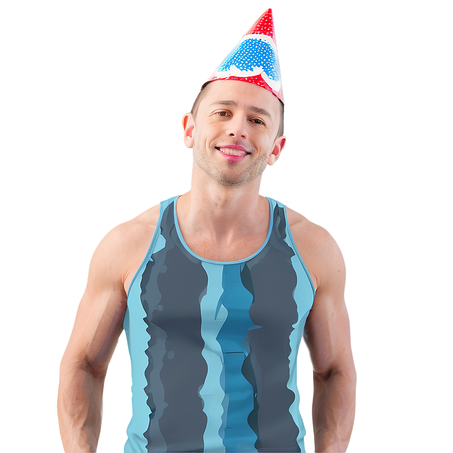 Random Person In Party Hat Png Hom PNG image