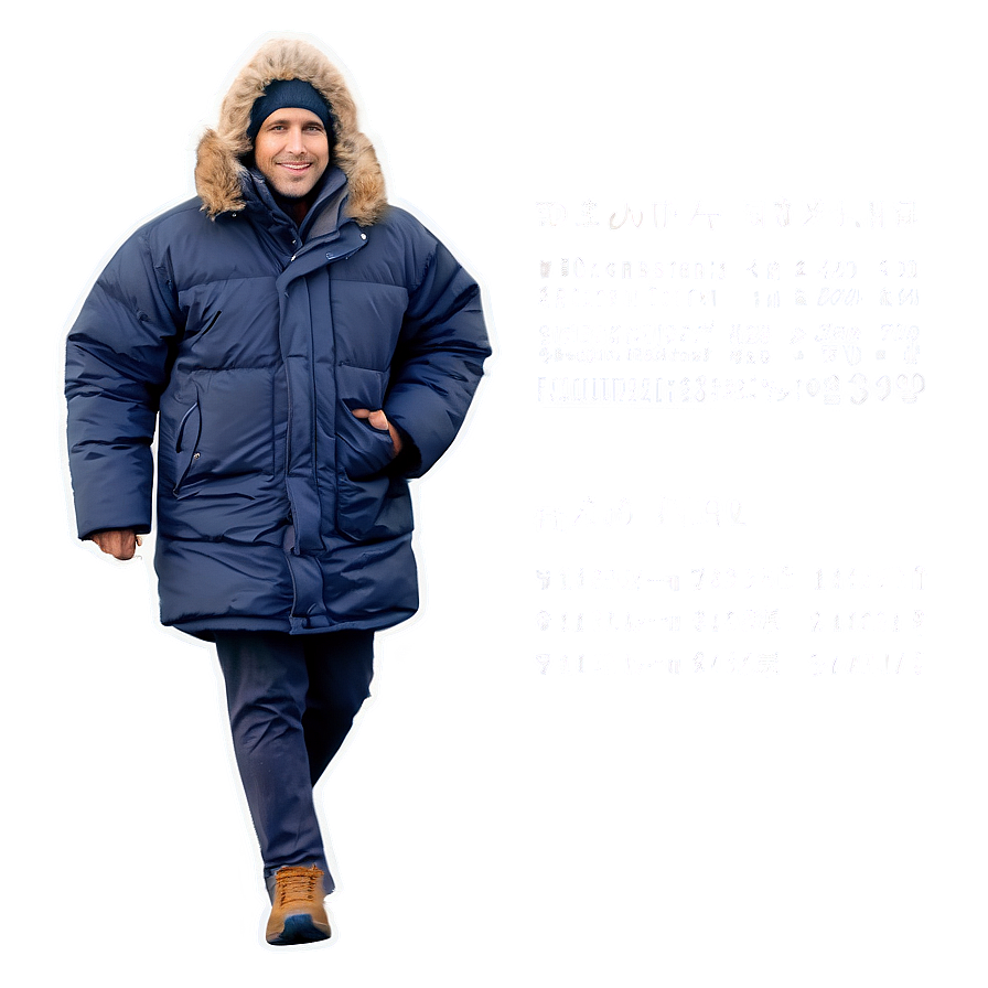 Random Person In Winter Coat Png 90 PNG image