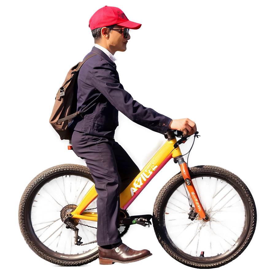 Random Person With Bicycle Png 33 PNG image