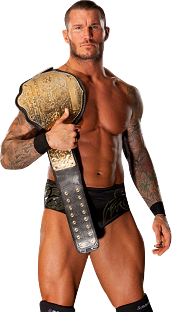 Randy Orton Champion Belt Pose PNG image