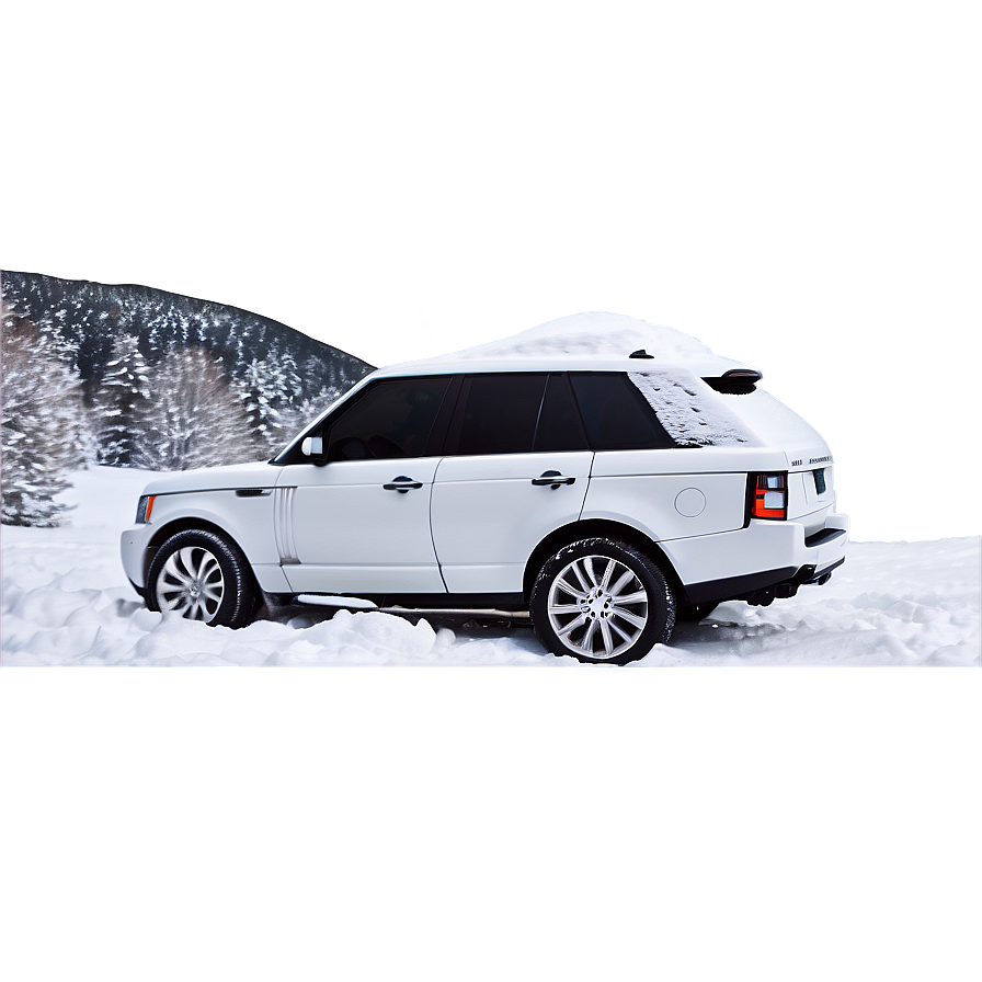 Range Rover In Snow Adventure Png 90 PNG image