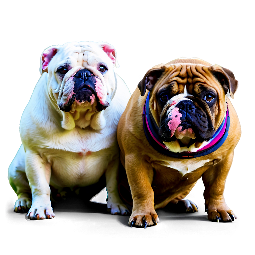 Rare Colored Bulldogs Png 06252024 PNG image