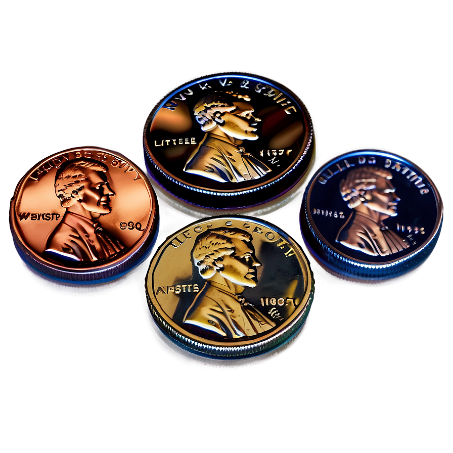 Rare Pennies Png 06212024 PNG image