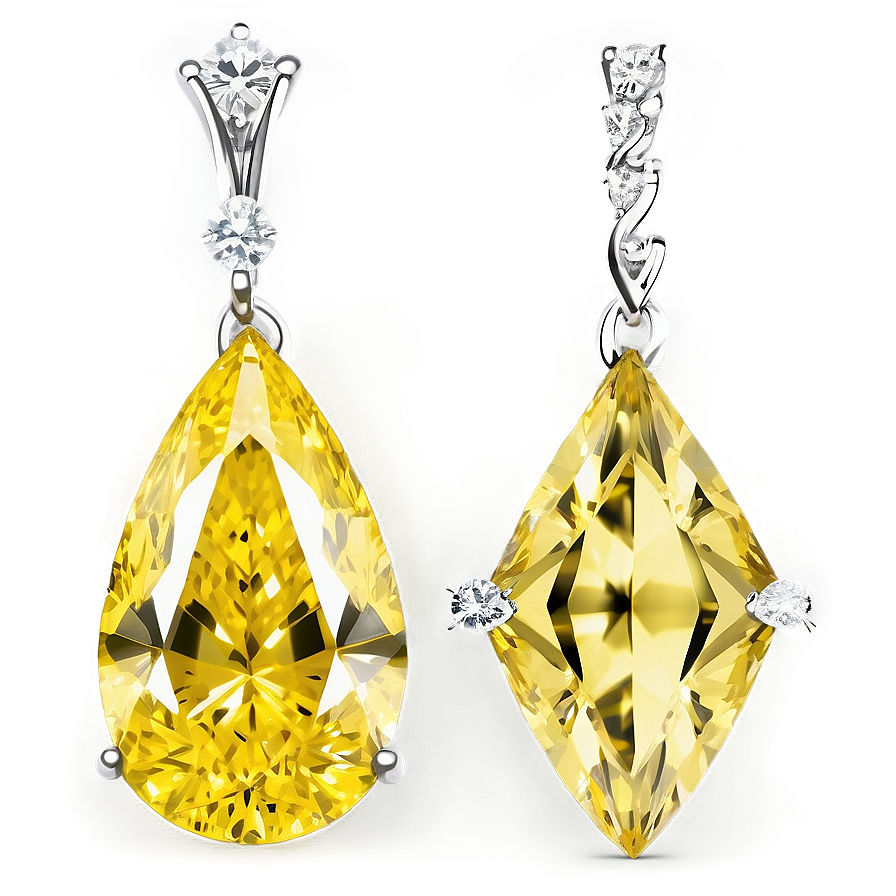 Rare Yellow Diamond Collection Png 22 PNG image