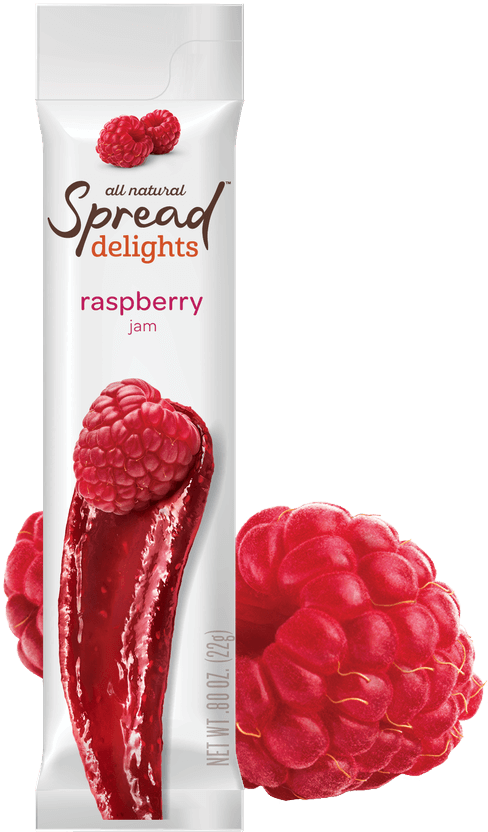 Raspberry Jam Spread Delights Packaging PNG image