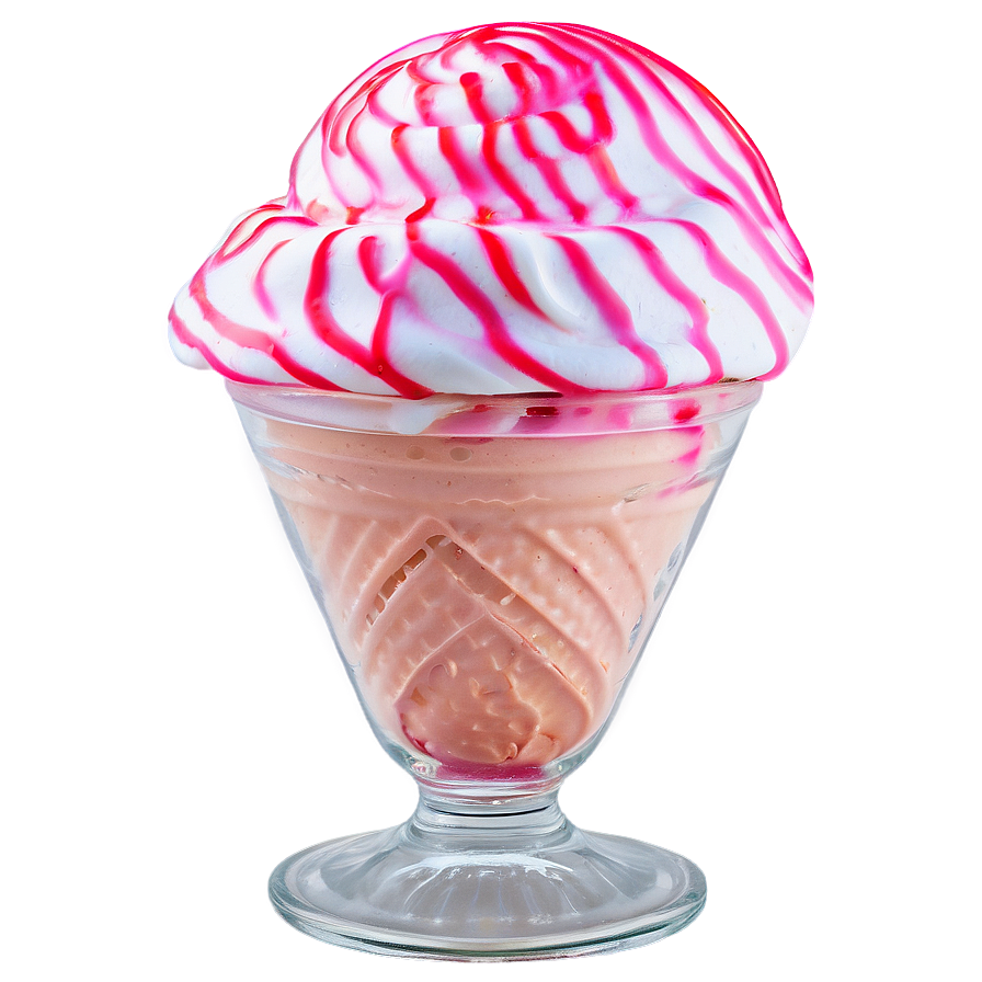 Raspberry Ripple Ice Cream Sundae Png 12 PNG image