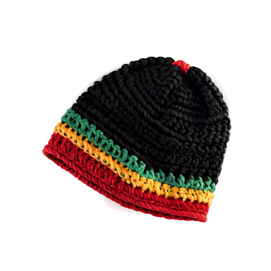 Rasta Hat In Crochet Png Rel PNG image