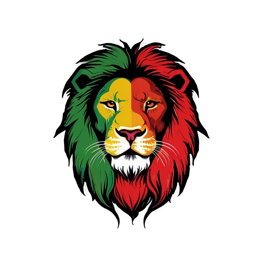 Rasta Lion B PNG image