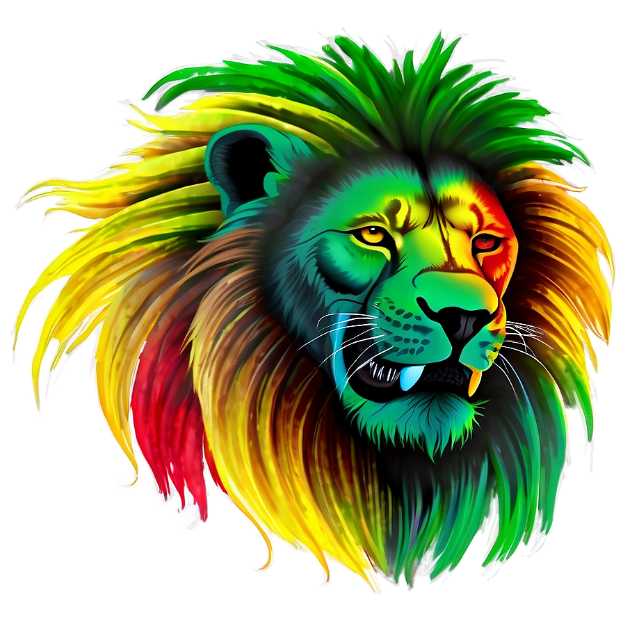 Rasta Lion Peace Symbol Png 06292024 PNG image