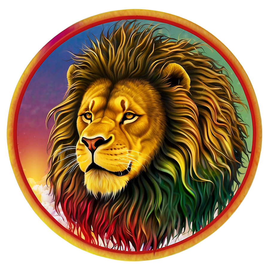 Rasta Lion Peace Symbol Png Fdr PNG image