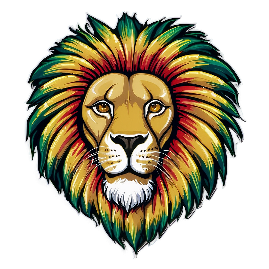 Rasta Lion Spiritual Icon Png 06292024 PNG image