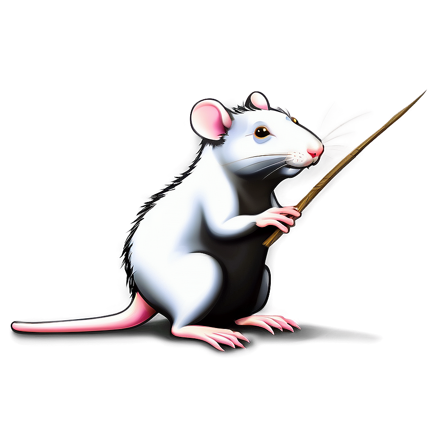 Rat Clipart Black And White Png 58 PNG image